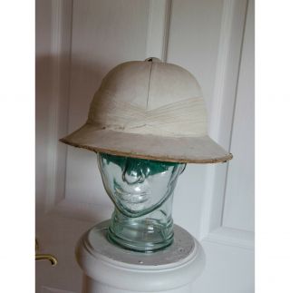 Antique Charles Owen & Co London British Navy Sun Pith Helmet
