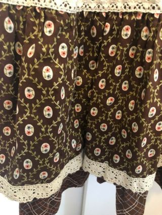 Vintage Gunne Sax Skirt & Vest and Blouse 3 Piece Set Size 7 Floral Plaid Mixed 2