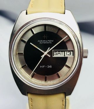 Vintage Hamilton Hf - 36 Automatic Box Wristwatch