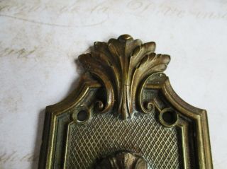 VINTAGE FINGER DOOR PUSH PLATE & BRASS DOOR PLATE RUSSEL ERWIN RACINE HARDWARE 5