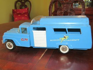 Vintage Pressed Steel Buddy L Riding Academy Truck In