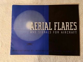 Aerial Flares & Signals Sales Brochure,  1937 -