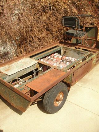 TAYLOR DUNN ELECTRIC CART TRUCK - VINTAGE 1957 - UTILITY 3