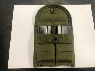 Two Wwll M1 Carbine Magazines And Pouch Circle Iu