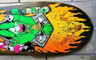 NOS Zorlac Todd Prince Signed Frog Prince Skateboard Deck OG SUAS Texas 4