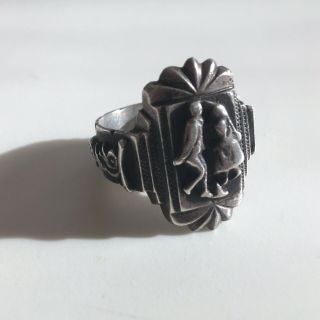 Mexican Biker Ring - Mexico - Dancing Couple - Vintage - Collector