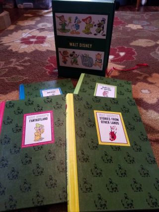 Wonderful Worlds of Walt Disney Vintage 1965 Book Set of 4 Golden Press 10
