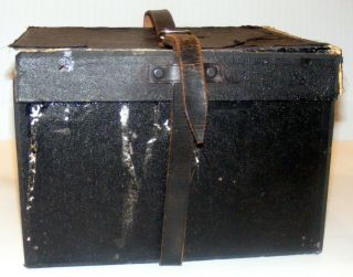 Rare Wwii German Police Shako Storage Box