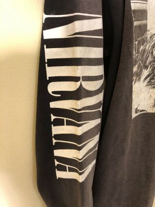 Vintage Nirvana Bleach Long Sleeve T Shirt 5