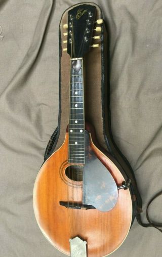 Antique " The Gibson " Mandolin With Case A - 2,  A - 4