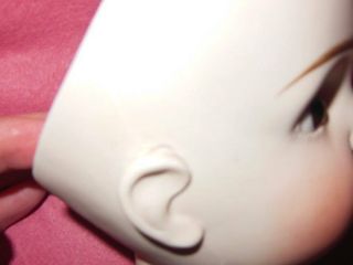 ANTIQUE A.  T.  TYPE KESTNER DOLL HEAD CLOSED MOUTH MARKED 15 5