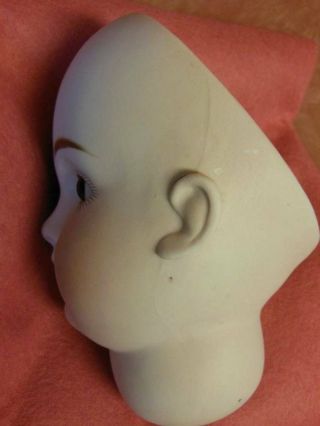 ANTIQUE A.  T.  TYPE KESTNER DOLL HEAD CLOSED MOUTH MARKED 15 8