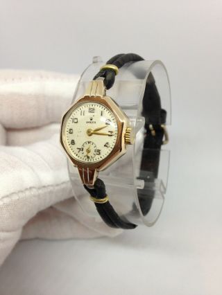 Ladies Vintage Rolex Precision 17j - Gold Mechanical Watch - 1940