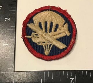 Ww2 Us Army Airborne Glider Parachute Infantry Enlisted Twill Cap Insignia Patch