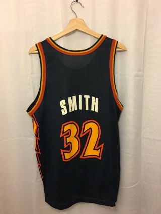 Authentic Vintage Champion Golden State Warriors Joe Smith Jersey Sz 44 Curry KD 6