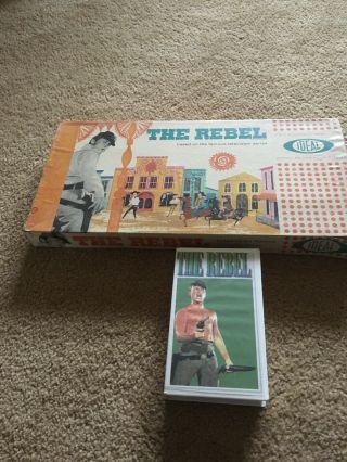 Vintage The Rebel Board Game.  Johnny Yuma.  Ideal,  Vhs.  Tv Series