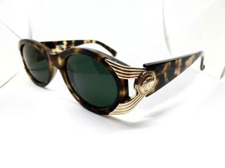 Gianni Versace Mod.  423 Col.  279 Vintage Sonnennrille / Sunglasses Migos Medusa 3