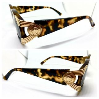 Gianni Versace Mod.  423 Col.  279 Vintage Sonnennrille / Sunglasses Migos Medusa 5