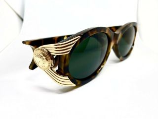 Gianni Versace Mod.  423 Col.  279 Vintage Sonnennrille / Sunglasses Migos Medusa 7