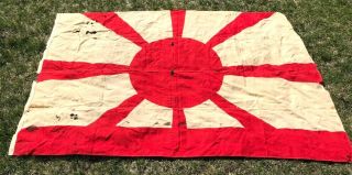 Large Wwii Japanese Navy Vice Admirals Command At Sea Flag