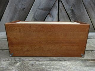 Vintage H.  Gerstner & Sons WB42 Wood Machinist Tool Chest Box w/ Key 5 Drawer 10