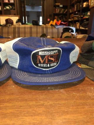 Three K Brand Vintage Trucker Hats Denim Snapback Mesh 3