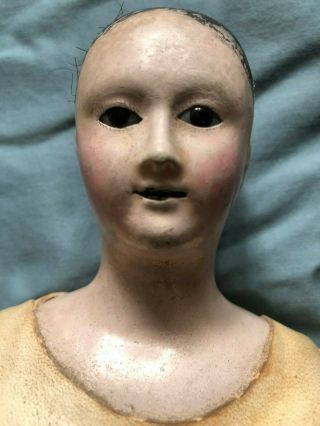 1840 ' s Andreas Voit Papier Mache Doll Pauline Style with Great French Body 4