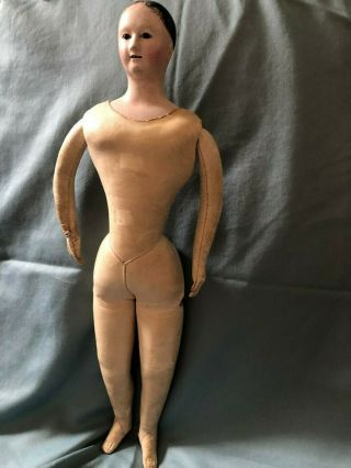 1840 ' s Andreas Voit Papier Mache Doll Pauline Style with Great French Body 5