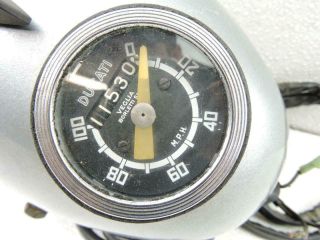 Headlight And Speedometer Assembly 1966 Vintage Ducati Monza 250 Bevel 401 7