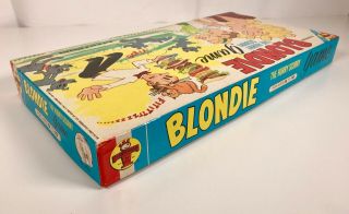 Vintage 1966 Transogram Blondie Board Game Comic Strip Character Toy 3