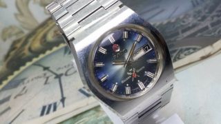 Vintage Authentic Rado Golden Sabre Eta 2798 Movement Day Date Wrist Watch Z