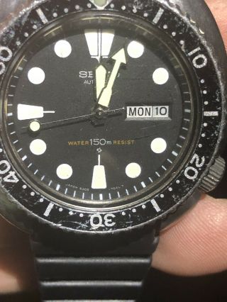 Seiko 6309 - 7049 Diver Watch 150 Meters Turtle w/ Strap 1977 Suwa Dial 3