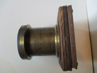 Antique U.  S.  Patent 1896 Dallmeyer No.  9 Stigmatic Series II Brass Lens 5