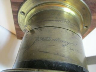 Antique U.  S.  Patent 1896 Dallmeyer No.  9 Stigmatic Series II Brass Lens 9
