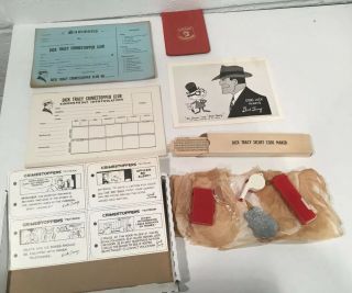 Vintage Dick Tracy Crimestoppers Detective Kit 1961