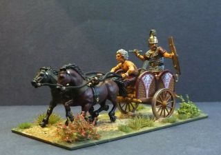 28mm Ancients - Celtic Noble & Chariot (no 2 Variation) Victrix Miniatures