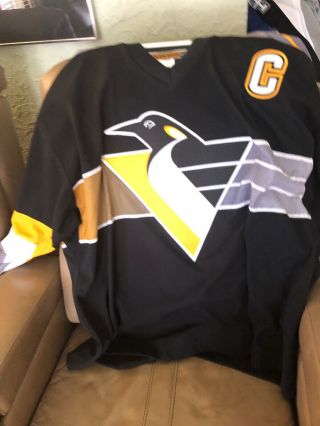 Koho Pittsburgh Penguins Mario Lemieux Authentic Jersey Size 60vintage 90s