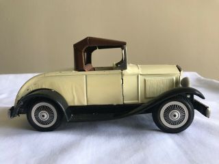 Vintage Old Time Touring Tin Friction Car