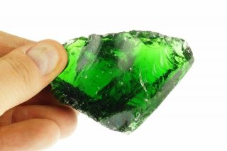 Monatomic Green Andara Crystal Ancient Stone 143 Grams Indonesia (21341)