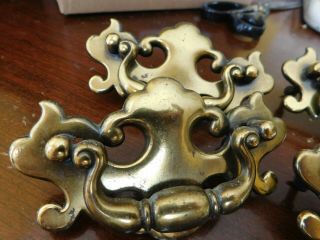 Set Of 2 Vtg.  Keeler Brass Co.  Drawer Pulls N 19564