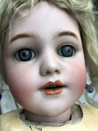 Antique Large 29” German Bisque Head Doll 12 2