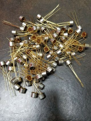250pcs Gold Lead Vintage Germanium Transistors Ti 2n1306