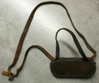 Orig.  Ww2 German Army Wh Early Binocular Protective Lens Cover & Strap 1934