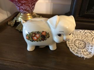 Vintage Very Rare Corning Ware Corelle Spice Of Life Piggy Bank Pig