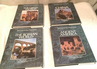 The Cultural Atlas Of The World Set Ancient America Roman Greek China Hardback