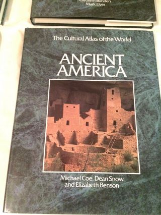 The Cultural Atlas of the World SET Ancient America Roman Greek China Hardback 5