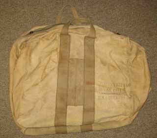 Vintage Aviators Kit Bag,  An6505,  Wwii Hellcat Pilot Estate
