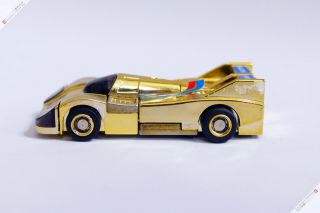 BANDAI POPY MACHINE ROBO PORSCHE MR - 20 GOLD GOBOTS JAPAN TRANSFORMERS VINTAGE 2