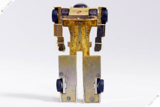 BANDAI POPY MACHINE ROBO PORSCHE MR - 20 GOLD GOBOTS JAPAN TRANSFORMERS VINTAGE 4