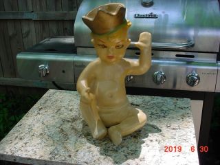 Rare Vintage Curity Baby Diaper Store Display Mannequin